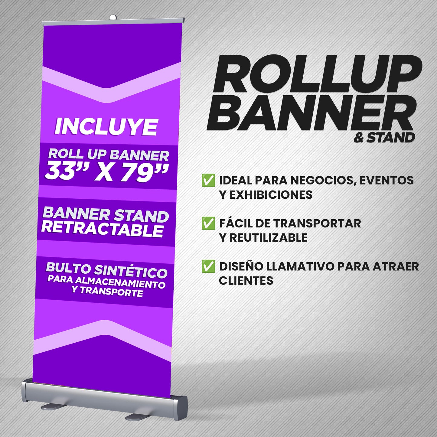 RollUp Banner | Exhibiciones, Ferias y Eventos