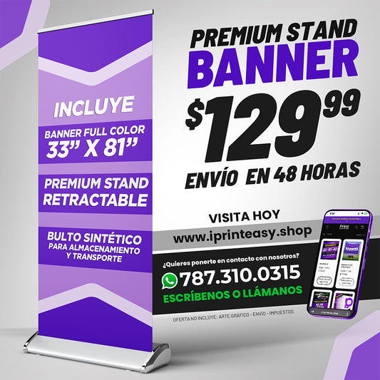 Premium Stand Banner