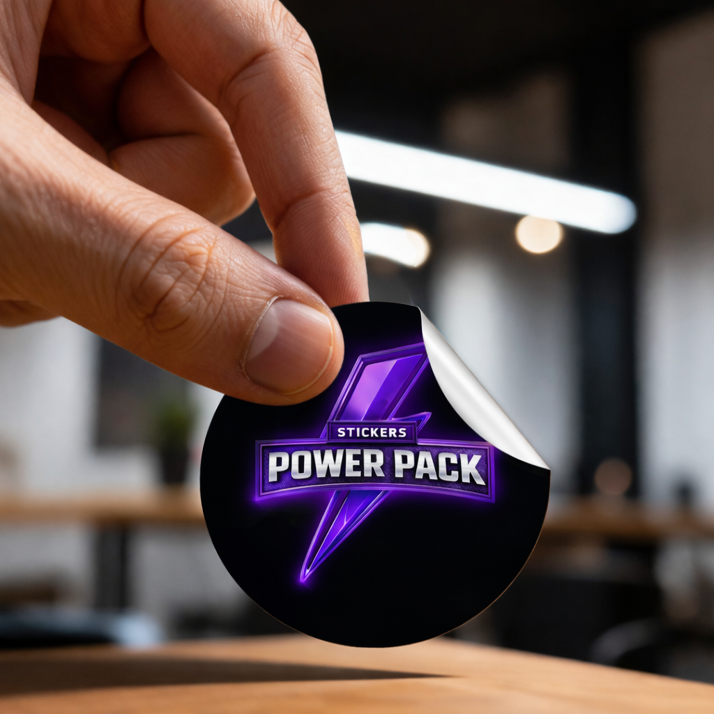 Stickers personalizados para negocios - Subes arte • Eliges tu corte