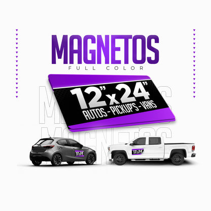 2 Magnetos | Brillo UV + 100 Stickers