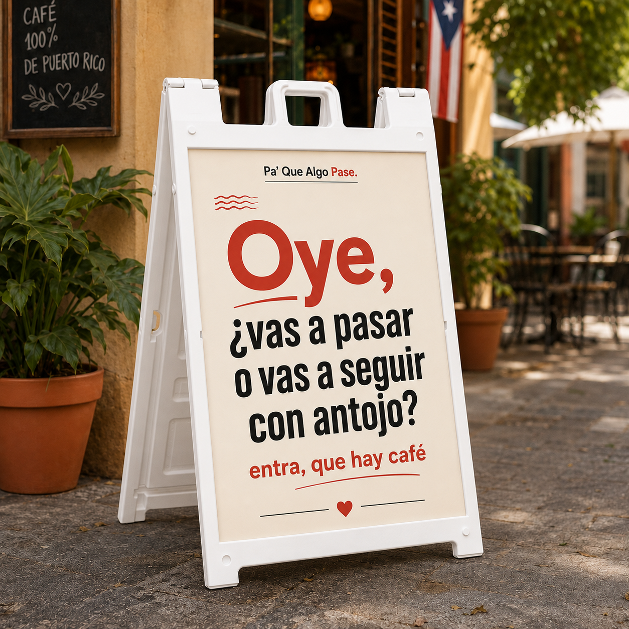 Foldable Sign