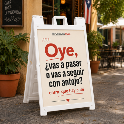 Foldable Sign