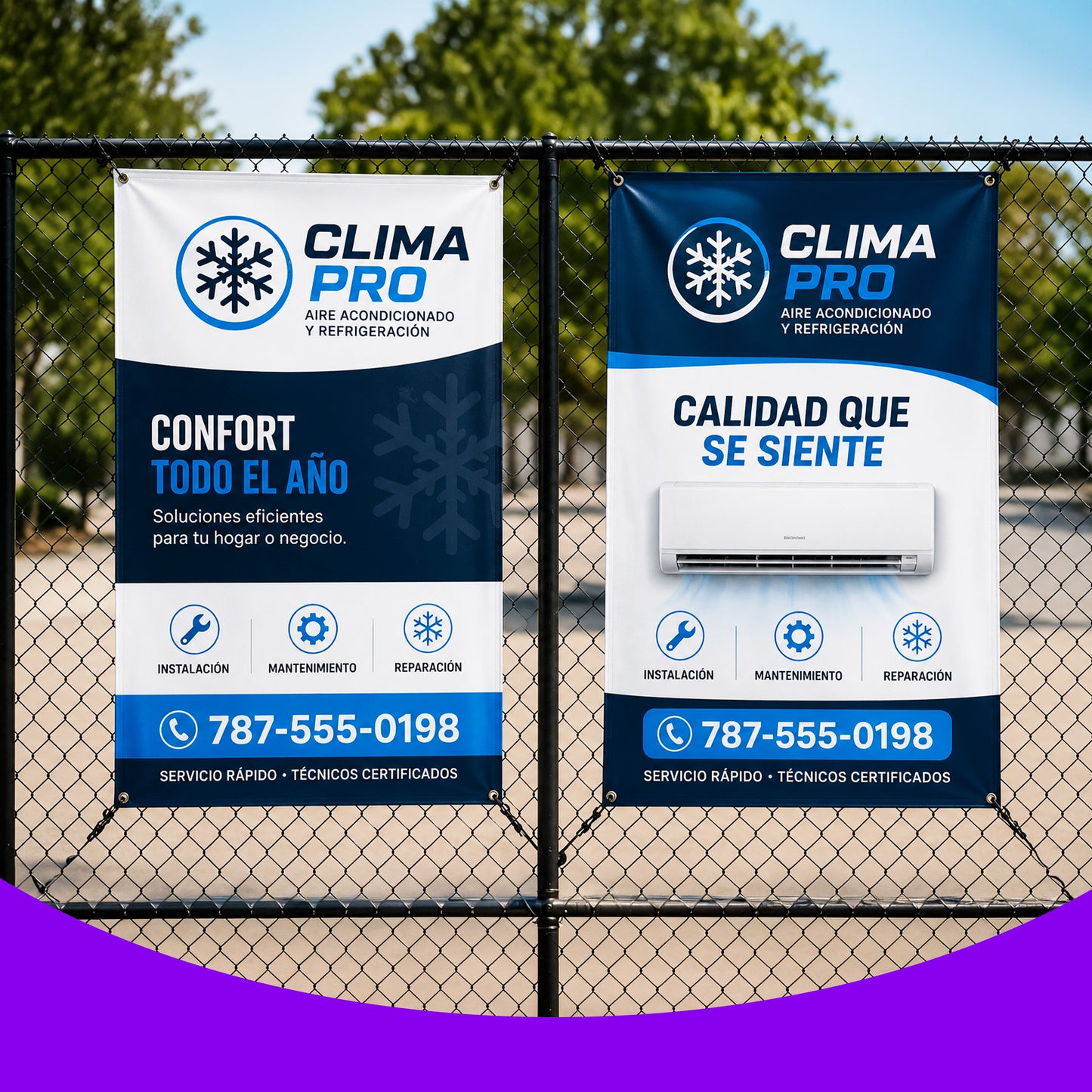 2 Banners 24×48