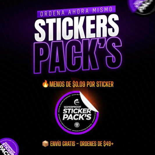 Stickers Full Color | Waterproof | Producción 24H