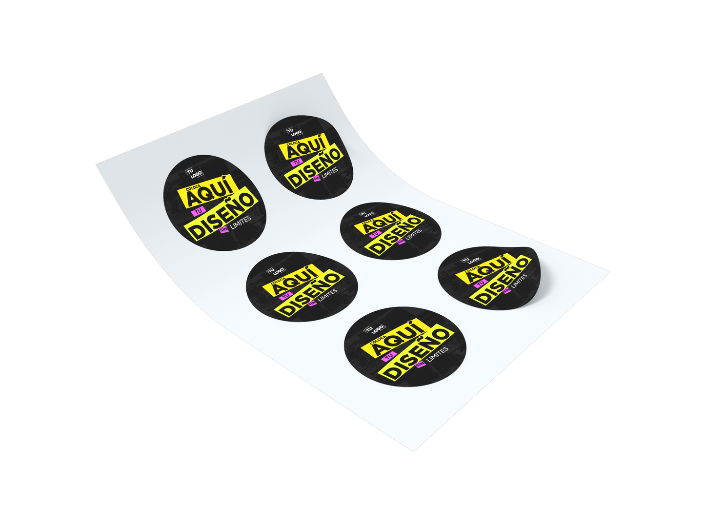 Stickers Económicos para negocios - Subes arte • Eliges tu corte