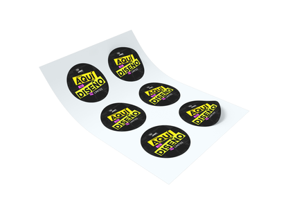 Stickers Económicos para negocios - Subes arte • Eliges tu corte