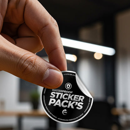 Stickers Packs | Waterproof | Producción 24H